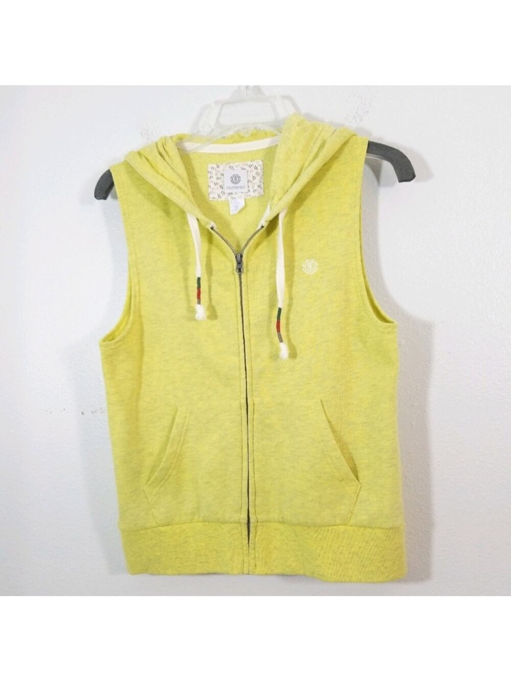 Element space dye sleeveless hoodie sweatshirt S